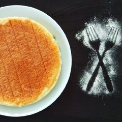 A picture of Japanese Cheesecake.