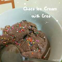 รูปของ Choco Ice Cream with Oreo