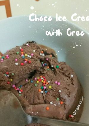 Foto resep Choco Ice Cream with Oreo