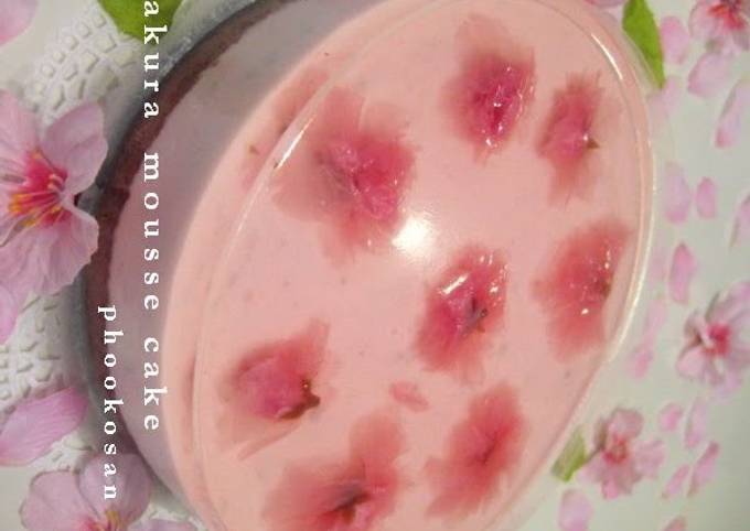 Cherry Blossom Mousse Cake