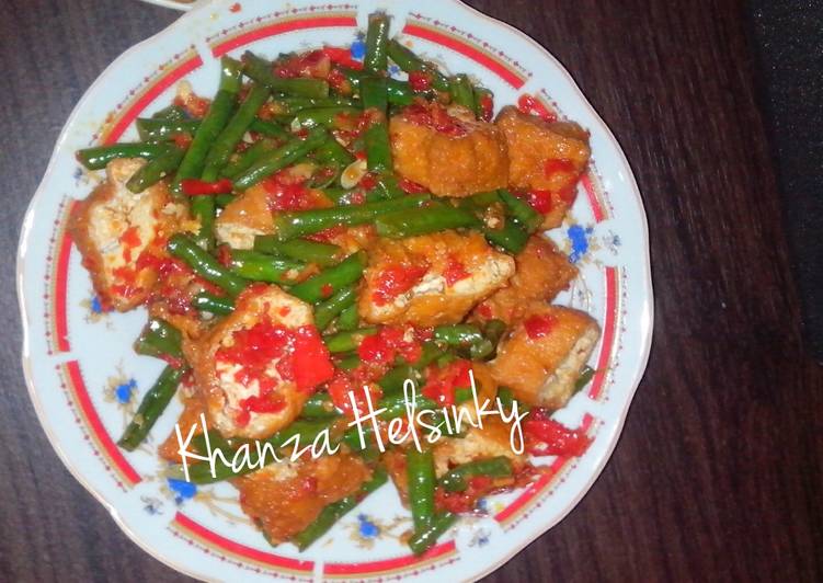  Resep  KACANG PANJANG  TAHU  BUMBU SAMBAL oleh Khanza 