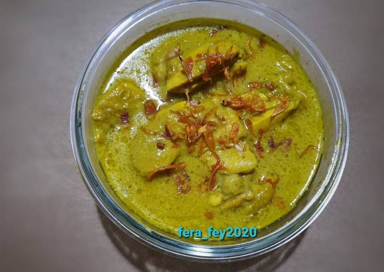 Opor ayam kuning ala Mami Fey