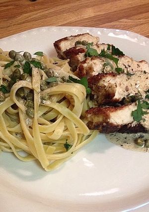 A picture of Easy Creamy Chicken Piccata.