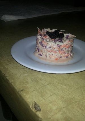 Una foto de Ensalada tricolor