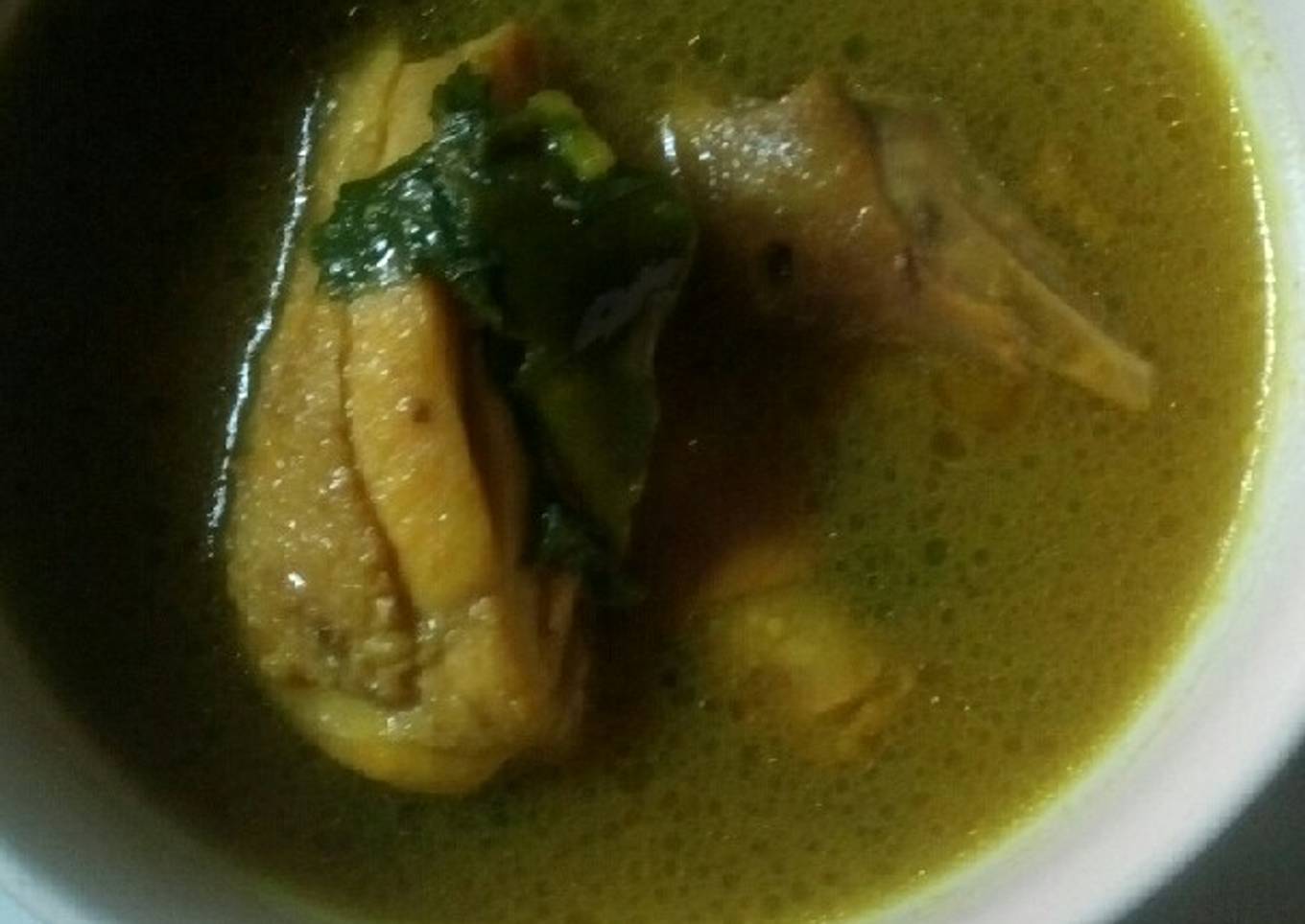 Soto ayam kuah kental