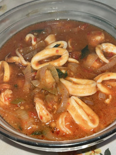 Foto resep Udang & Cumi Saus Padang