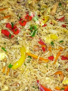 சிக்கன் பிரைடு ரைஸ் (Chicken fried rice recipe in tamil) செய்முறை முக்கிய புகைப்படம்