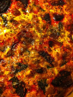 A picture of Beetroot and Feta Quiche.