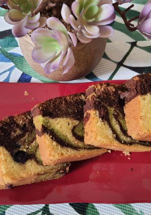 Foto resep Bluberry matcha marble