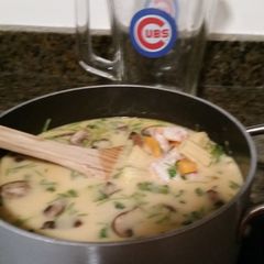 A picture of Tom Ka. Soup my version.