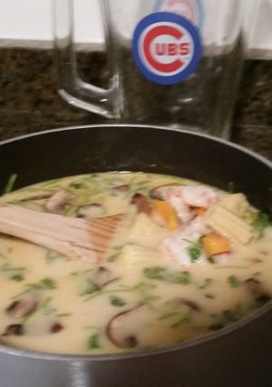 A picture of Tom Ka. Soup my version.