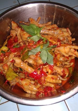 Foto resep 6. Ceker pedas manis kemangi