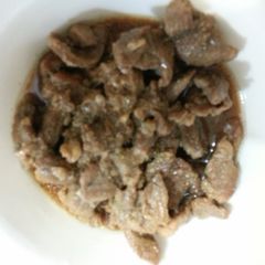 A picture of Lemongrass pork.