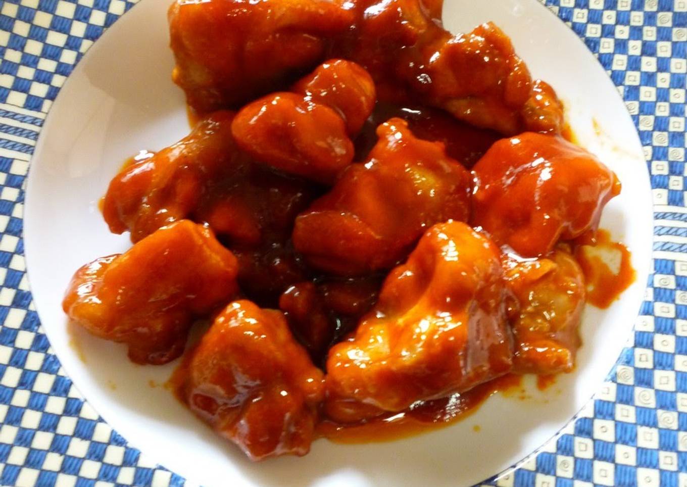Imitation Kara-age with Chili Sauce