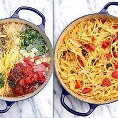 A picture of Chicken and Pasta.