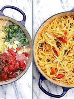 A picture of Chicken and Pasta.