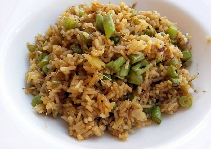 Simple Way to Prepare Quick Ginger Vegan Fried Rice