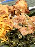 Pecel mie-sayur-bakwan