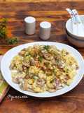 Macaroni Mushroom Carbonara