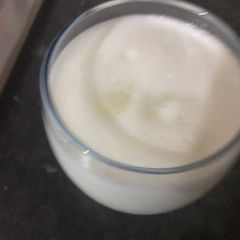 A picture of Yogurt lassi (yogurt sweet drink)#ramadan.