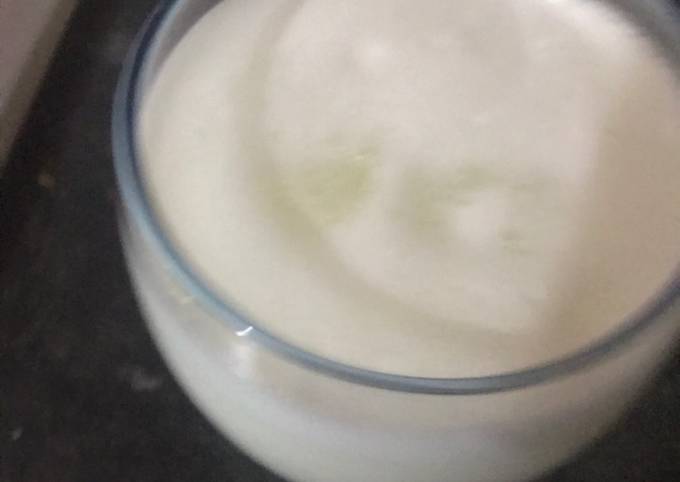 Yogurt lassi (yogurt sweet drink)#ramadan