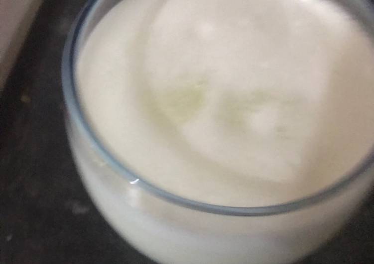 Recipe of Any-night-of-the-week Yogurt lassi (yogurt sweet drink)#ramadan