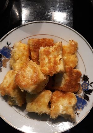 Hình của món Đậu phụ chiên xù.