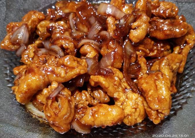 Cara Gampang Menyiapkan Cumi Crispy Saos Mentega Teriyaki, Enak
