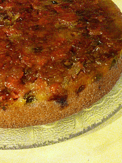 A picture of Cranberry Upside-Down Cake.