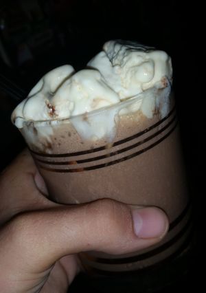 A picture of EasyChocolate milk, milkshake sunday.