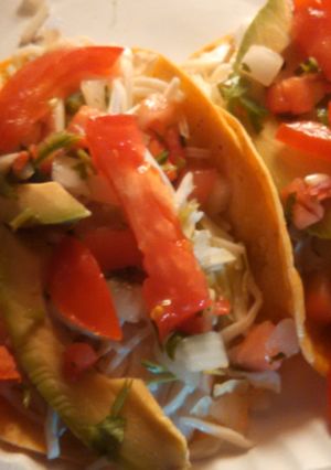A picture of fish tacos.