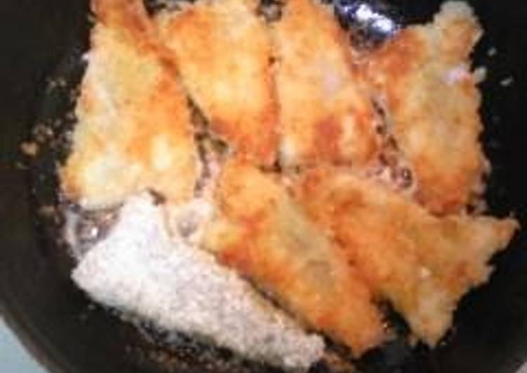 Recipe of Super Quick Homemade Fried Mayo-Panko Shrimp