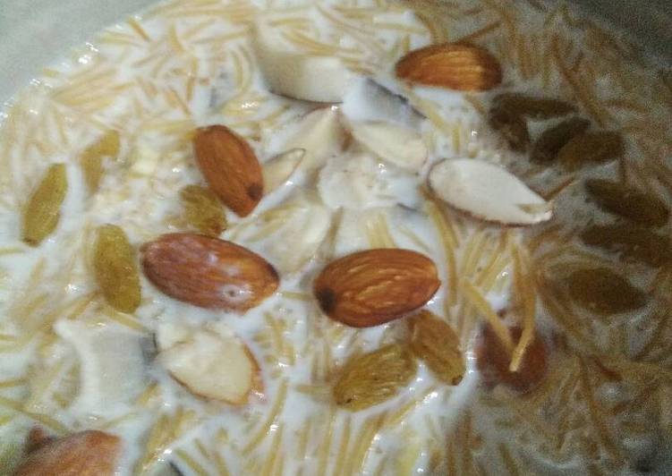 Recipe of Any-night-of-the-week Seviya di kheer