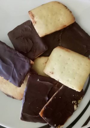 Foto resep Petits-Beurre au Chocolat Noir