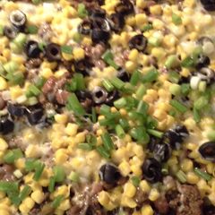 A picture of Mexican beef bake.