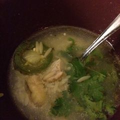 A picture of Jalepeño Lime Soup.
