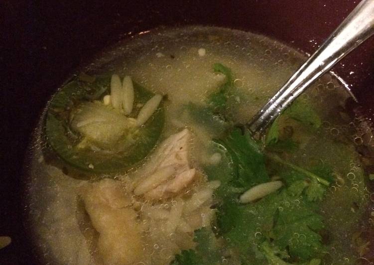 My Grandma Jalepeño Lime Soup