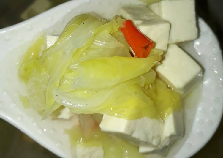 Sup Tahu dan Sawi Putih #anakKos