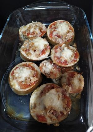 Foto principal de Mini pizza de berenjena