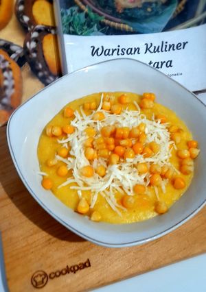 Foto resep Bubur Jagung Keju