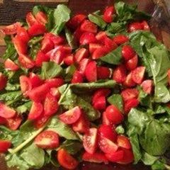 A picture of Southern Italian Cherry Tomato Salad.