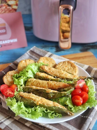 Cara Mudah Membuat Resep Cabe Hijau isi Perkedel Tahu dg Air Fryer yang Lezat Anti Ribet, Bikin Ngiler