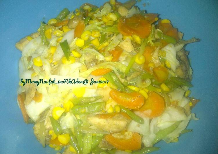Capcay daging ayam