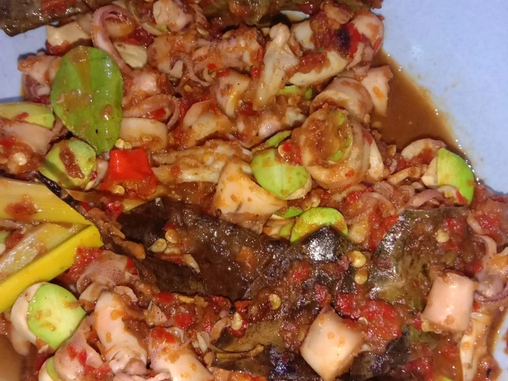Recipe Sambel cumi asin pete the Perfect You can take Joss in your mouth
