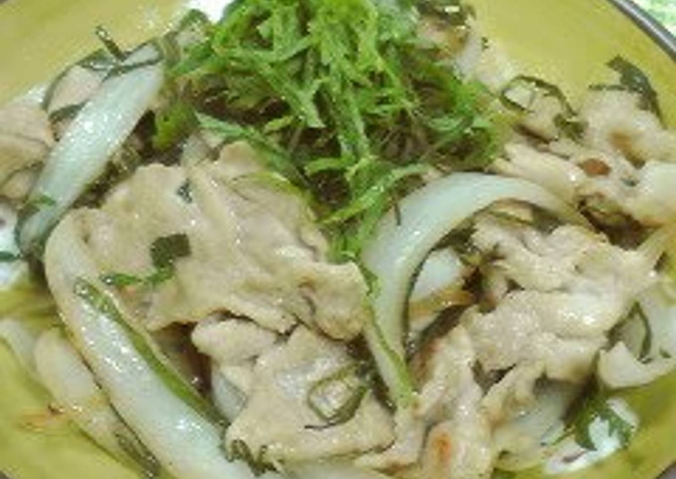 Stir-Fried Pork with Shiso Leaves