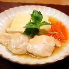 A picture of Easy and Quick Simmered Chicken Tenders and Tofu.