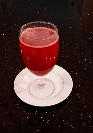 A picture of Fresh Cranberry Juice.