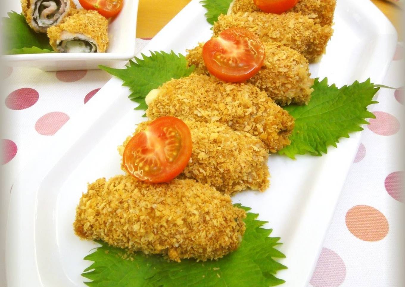 Non-Deep-Fried! Pork, Shiso Leaves, and Cheese Rolled Cutlets