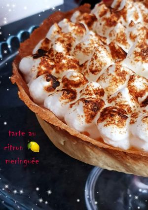 Une photo de Tarte au citron 🍋 meringuée