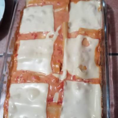 Canelones de queso en salsa rossini** ? Receta de Isabel Jarquin- Cookpad